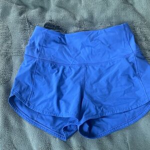 Lululemon Athletica Vibrant Blue Athletic Shorts